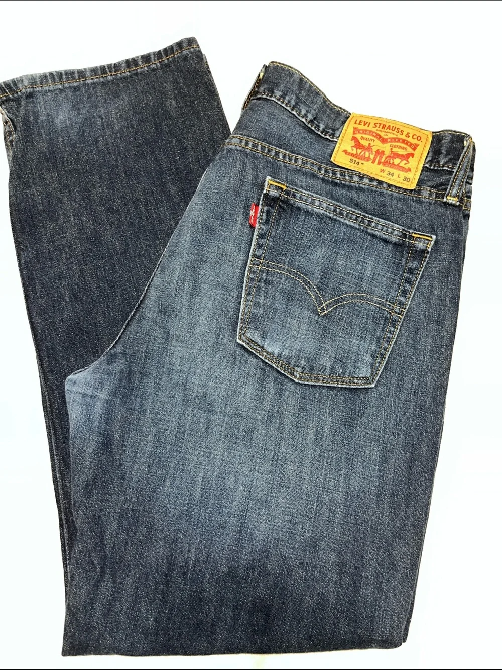 Levi's Men's Faded Blue Straight Jeans Item #002